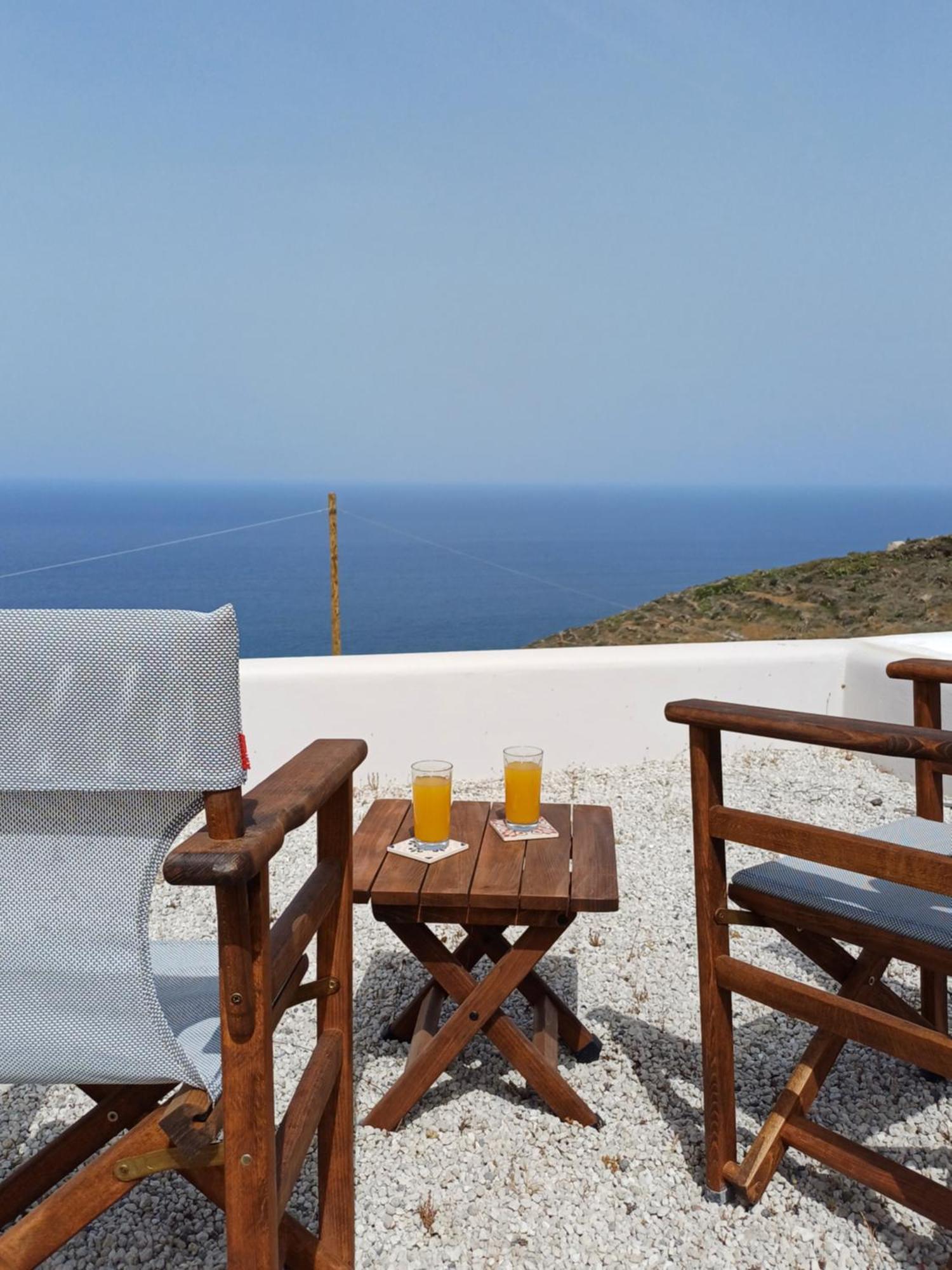 'Irene' Cycladic House With Sunrise And Sea View! Villa Foinikiá Екстериор снимка