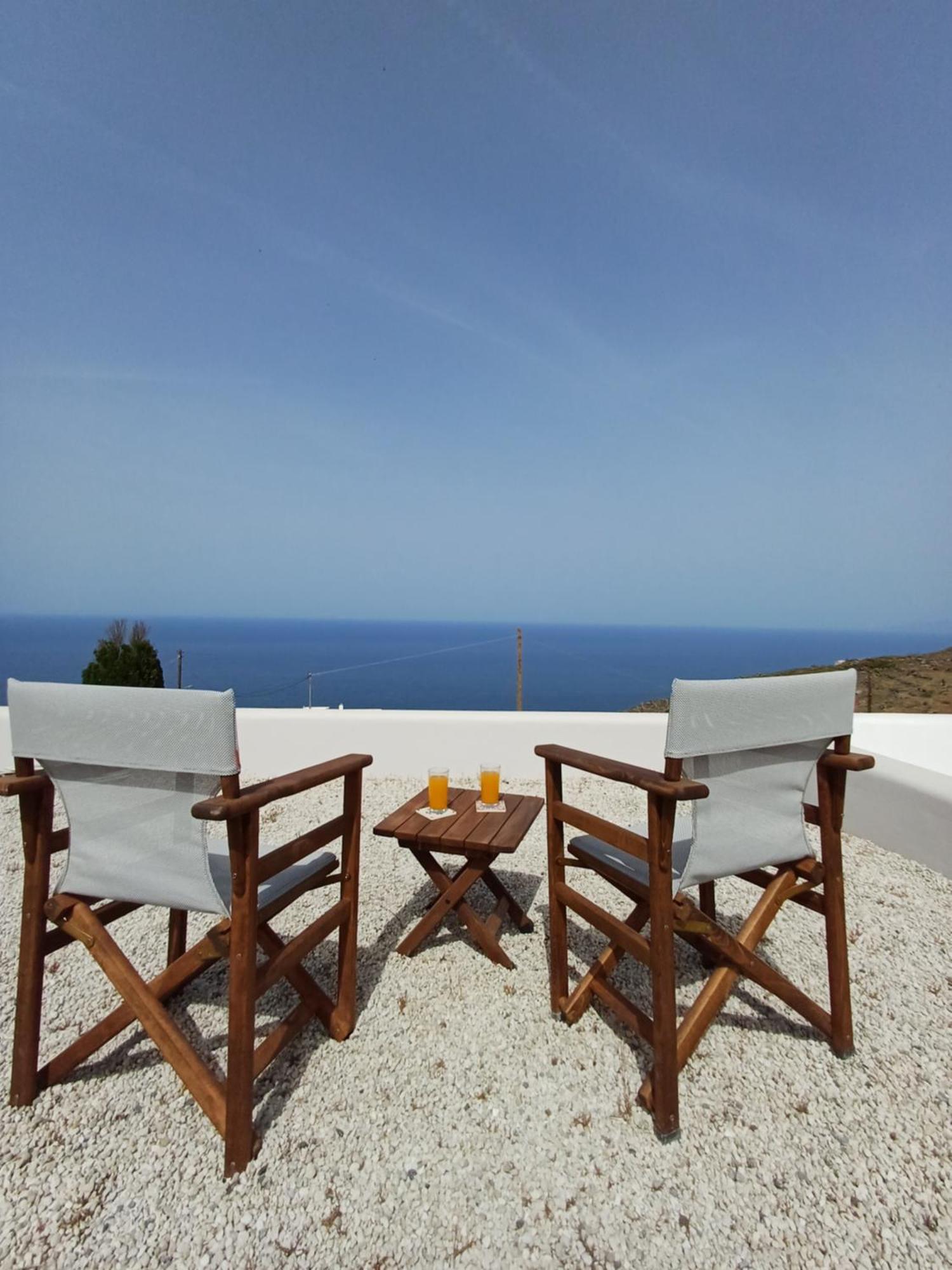 'Irene' Cycladic House With Sunrise And Sea View! Villa Foinikiá Екстериор снимка